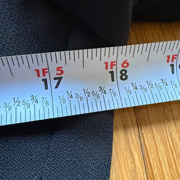 Giorgio Armani Le Collezioni Size 10 (44IT) Black Wool Designer Blazer Jacket - Picture 6 of 16